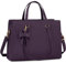 NEWHEY Laptop Tote Bags for Women 15.6 Inch Ladies Leather Laptop Handbags Designer Office Shoulder Bag Womens for Work School Business Shopping Purple