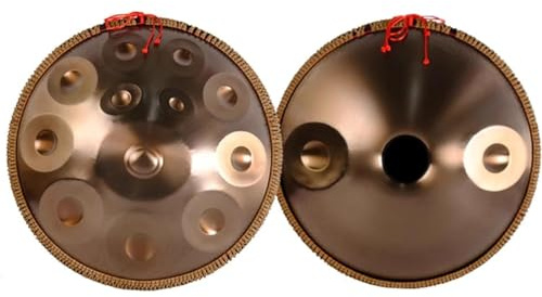 Handpan Schlagzeug Set 22 Zoll 440HZ - Professionelle Stahltrommeln mit Tragetasche für Erwachsene - Perfekt für Auftritte und Jam-Sessions