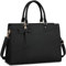 Dakuly Sac Cabas Femme Grande Sac à Main Sacoche pour Ordinateur Portable 15,6 Pouces Sac de Cours Sac Travail Femme PU Cuir Sacoche Bandoulière