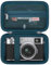 BOVKE Tragetasche kompatibel mit Fujifilm X100VI X103V Digitalkamera, zusätzliche Netztasche für Ladekabel, Blau