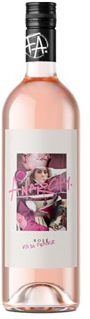 Anarchy 12% ABV French Rosé Wine | Fruity Crisp Refreshing Rosé | 75cl Bottle