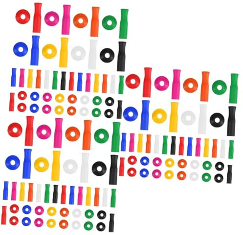 minkissy 96stücke Silikon Strohhalm Hüllen Wiederverwendbare Und Flexible Silikon-abdeckungen Für Standard-trinkhalme Farben Einem Lebensmittelecht Und Leicht Zu Reinigen