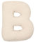 Generic Cuscino Decorativo a Forma di Lettera B, 15*11*3.9, Morbido, Resistente, Decorativo, Lavabile in Lavatrice, 1 Unità