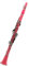 Klarinette Farbige B-Klarinette 17 Tonarten 6 Ringe Klarinette Mit Klarinettenblättern Spielübungen Für Anfänger(Pink)