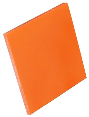 TIHONORI Feuille de résine phénolique en bakélite Rouge 100 mm x 100 mm Épaisseur 2 mm-20 mm Panneaux Plats isolants pour Les Applications industrielles, électriques,Rouge,10mm