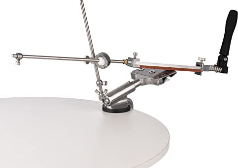Messerschärfer, 360° Drehbar, Chefs Choice Messerschärfer, Select Tool, Messerschärfer mit 4 Schleifsteinen für Messer, Scheren, Gezackte Klingen, Werkzeuge