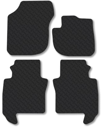 Fits Honda HR-V (2021+) [Full Hybrid] 5mm Rubber Car Mats | Heavy Duty Rubber Tailored Fit Floor Mats Full Coverage Durable Waterproof Accessories Easy Clean Anti Slip Made in the UK