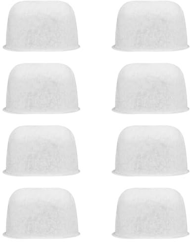 8pcs Water Filter for Breville Espresso Machine, Activated Charcoal Filter Replacement Compatible with Breville Barista Express BWF100 /450/500/600/810/840/860/870/878/880/990/980