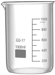 NCPSAKD 1000ml,Messzylinder aus Glas, Becher