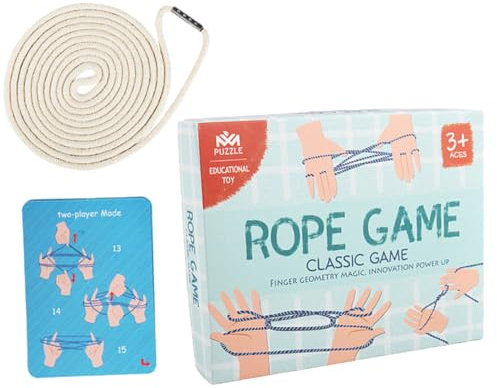 CHICAMPERA 1ensemble Jeu De Ficelle pour Corde à Doigts Pédagogique Activité Manuelle Éducative pour Fête Anniversaire Et Jeux Scolaires