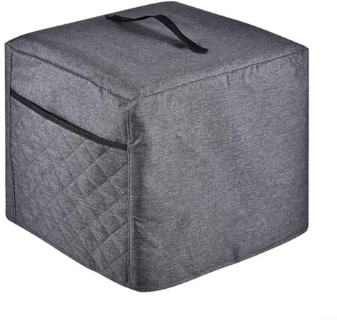 Snowchecking﻿ Meat Slicer Cover With Oxford Fabric And Organizer Bag Includes Side Pockets For Kitchen Storage Fits Most Models