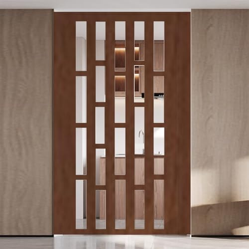LZMZMQ Biombo Multiusos De 200-230 Cm De Alto para Cocina, Reemplazo De Puerta De Armario Tipo Acordeón, Puertas Plegables Retráctiles para Dormitorio(120X218cm(47 1/5X85 4/5in))