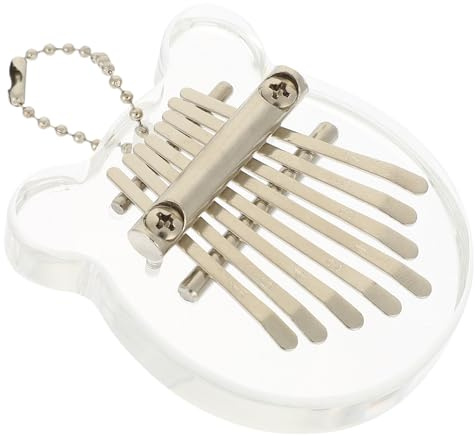ULTECHNOVO 8-tasten Kalimba Daumenklavier Aus Transparentem Robustem Material Kleines Fingerklavier Für Anfänger Und Heimgebrauch Ergonomisches Daumen Musikinstrument