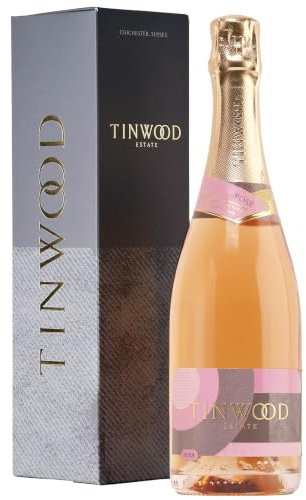 Tinwood Estate Wines | English Sparkling Wine Rosé 750ml | Rose Wine Gift Box