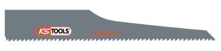 KS TOOLS 129.3742 - 5 Lames de Scie Sabre Métal 1 mm - 60 Dents/cm - pour 515.5545