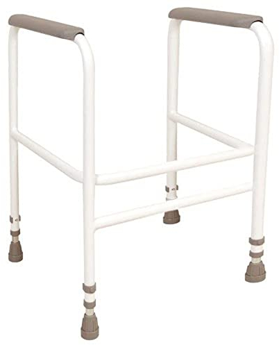 NRS Healthcare M00869 Free Standing Toilet Frame - Height Adjustable (Eligible for VAT relief in the UK)