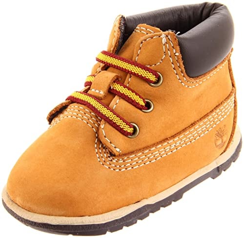 Timberland 6 In Crib Bootie (Infant) Stivali Unisex - Bimbi 0-24, Giallo (Wheat Nubuck 231),15 EU