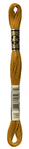 DMC 6-Strand Embroidery Cotton Floss, Dark Topaz