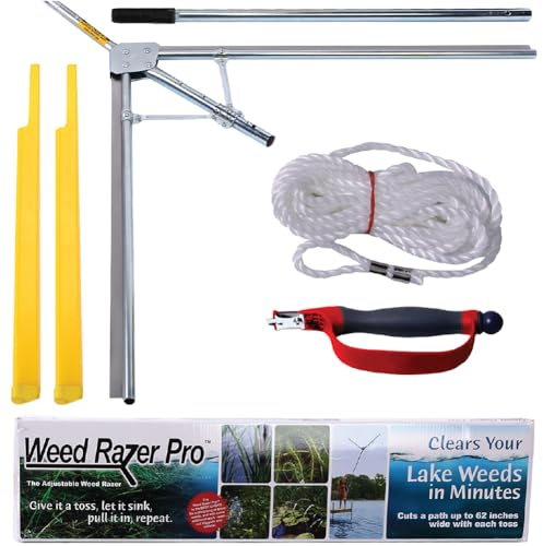 Jenlis Weed Razer Pro - Aquatic Weed Cutter for Lakes, Ponds & Beaches