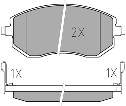 Meyle 025 238 6517/W Brake Pad Set, disc brake