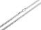 Silberketten Store Panzerkette Damen aus 925 Sterling Silber 3 mm breit I Halskette Damen in 80 cm Länge I nickelfrei allergikergeeignet I mit Geschenkverpackung I Karabinerverschluss
