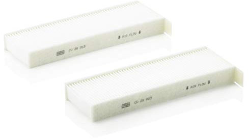 MANN-FILTER CU 29 003-2 Filtro aria cabina (set da 2) - per Autovetture + veicoli commeriali