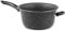 Home Paiolo Antiaderente con Manico, Pietra, Nero/Argento, 26 cm