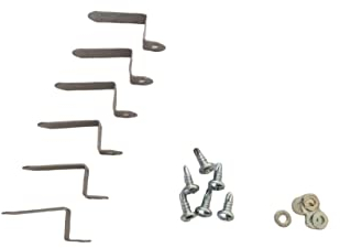 Einhängewinkel für Fliegengitter 32mm 6 Stück - Montagewinkel