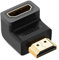 Senua HDMI Male to Female Adapter 90 Degree Right Angle HDMI to HDMI Male to Female Adapter Converter, 4K 3D HDMI Extender for Roku, PS3, PS4, Fire Stick,Chromecast, Nintendo Switch,HDTV, Laptop,Xbox.
