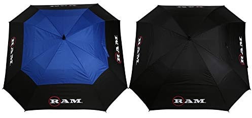 Ram 2 Pack FX Tour Premium 64 Extra Large Square Golf Umbrellas