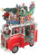 Christmas Camper 3D Pop Up Christmas Greetings Card