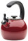 Circulon 48170 - Tetera silbante con caño abatible, esmaltado sobre acero, color rojo