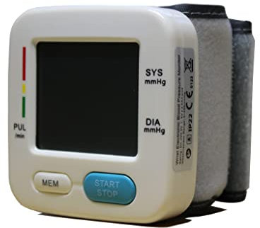 Ravencourt Living Wrist Blood Pressure Monitor ¦ Easy to Use ¦ Large Font Digital Display ¦ Built-in Irregular Heartbeat Monitor