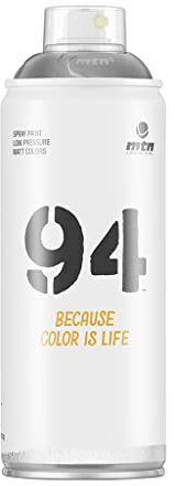 PINTURA SPRAY MATE MTN 94 NEGRO SOMBRA SEMITRANSPARENTE 400ml