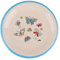 Mila Keramik-Teller Summer Beauty ca. 22 cm D Schmetterlings-Dessert-Platte Frühstück Kaffee Kuchen Nachtisch Vesper Jause Vorspeise mit Frühlings-Motiven