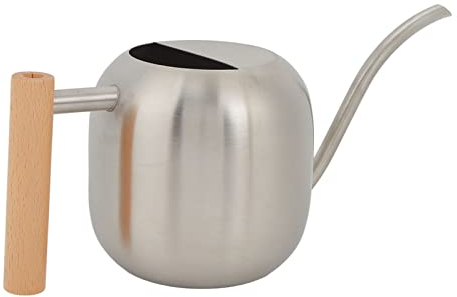 Riuulity Arrosoir, Arrosoir pour Fleurs D'intérieur et D'extérieur de Grande capacité, pour Plantes D'intérieur, Arrosoirs de Jardin, Bec Long (Argent)