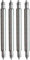 Eichmüller 4 Stück 40 mm Federstifte, Edelstahl Federstege massiv, 1,8 mm Durchmesser