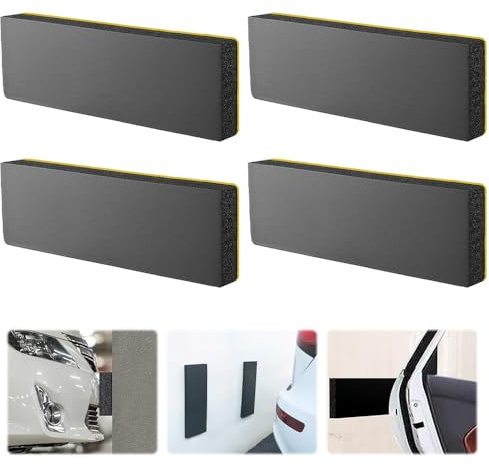 ADERTOS 4 PCS Garage Wall Protectors Self-Adhesive Car Door Protectors Wall Bumper Guard Foam Strip Car Door Paintwork Protection Guards Door Guard Anti Collision for Car Door Parking, 30 * 10 * 3cm