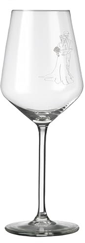 R.G.Service Calice vino da Degustazione Carrè di Rastal da 530ml, personalizzato con incisione laser per matrimoni, anniversari ed eventi speciali