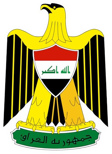 outlaw-rats Irak Aufkleber Flagge Fahne - PKW Motorrad PC Quad Modellautos Landkarte Urlaub Koffer WM EM A6