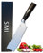 SMI 17 cm Coltello da Cucina Nakiri Coltelli da Chef professionale Coltello da Cucina professionale Coltello per Verdure Manico in Legno
