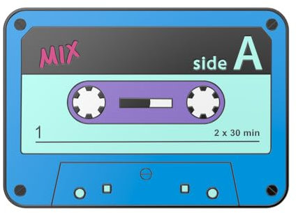 PopSockets Phone Grip with Expanding Kickstand, Adhesive Grip, Enamel - Mix Tape