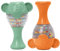 Chicco Äffchen Marakas Eco+, Klangspiel aus recyceltem Kunststoff, 2 farbige Marakas zum Greifen, Schütteln und Spielen, Spielzeug für Kinder von 6-36 Monaten