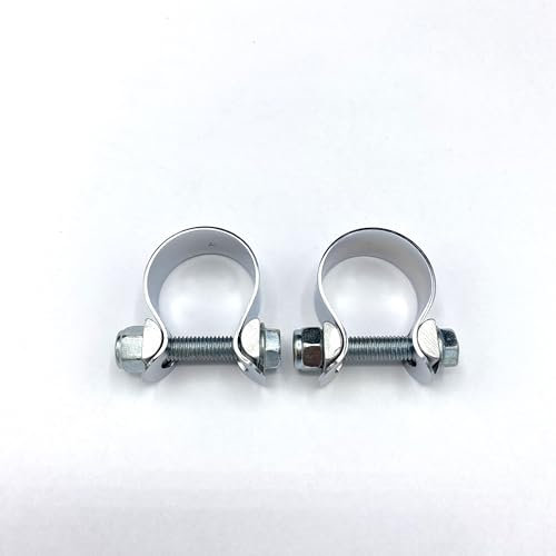 Stainless Steel Exhaust Pipe Clamp 32-46mm (2, A: 32-34mm)