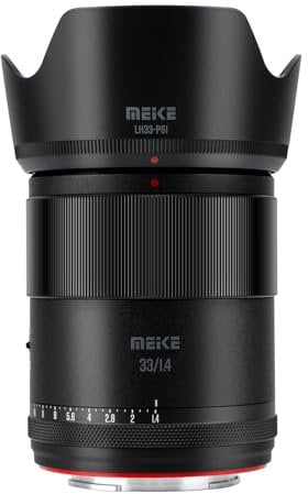 Meike 33 mm F1.4 Auto Focus Motore passo-passo STM APS-C Lente compatibile con fotocamere Sony E Mount FX30 A6400 A5000 A5100 A6000 A6100 A6300 A6500 A6600 A6700 ZV-E10 V-E10 Mark II