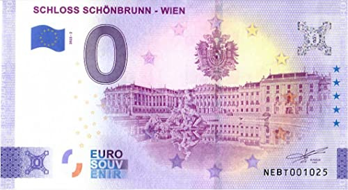 0-Euro-Schein Wien - Schloss Schönbrunn · Österreich · Souvenir o Null € Souvenirschein