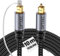 opteec® - Cable óptico de audio Toslink para home cinema, TV, SAMSUNG, BOSE, LG, SONY, SONOS, PS4, XBOX - Nylon trenzado reforzado - Conector chapado en oro (xxM) (10 m)