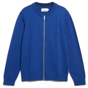 ARMEDANGELS Herren Cardigan aus Bio-Baumwolle AGAAMON Regular Fit Lapis Blue