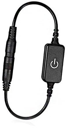 Mini-LED-Dimmer-Touch-Schalter, Mini-LED-Dimmer-Touch-Schalter, Einfarbige Leuchtdiode, Streifenlicht, Helligkeitsregler, Ein, Dimmer (BLACK)