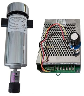 Moteur de broche CNC, Kit de moteur de broche CNC 800w 20000RPM ER16/mandrin 800W + régulateur de vitesse d'alimentation for la gravure Pour fraiseuse CNC(Package 4 ER16)